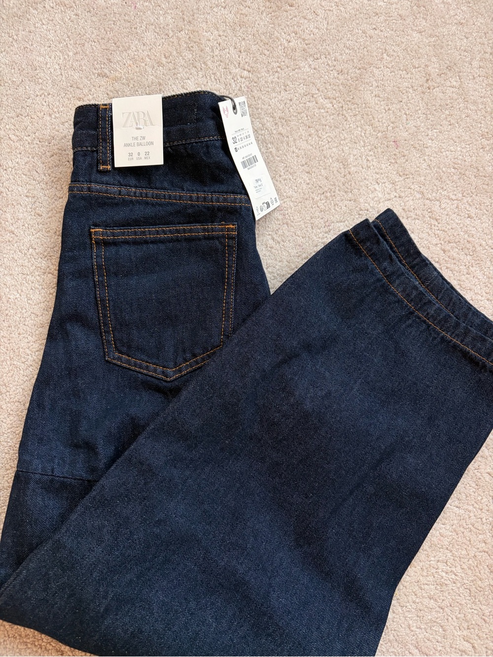 ZW COLLECTION MID-RISE ANKLE BALLOON JEANS NWT Size 25 - Picture 9 of 12